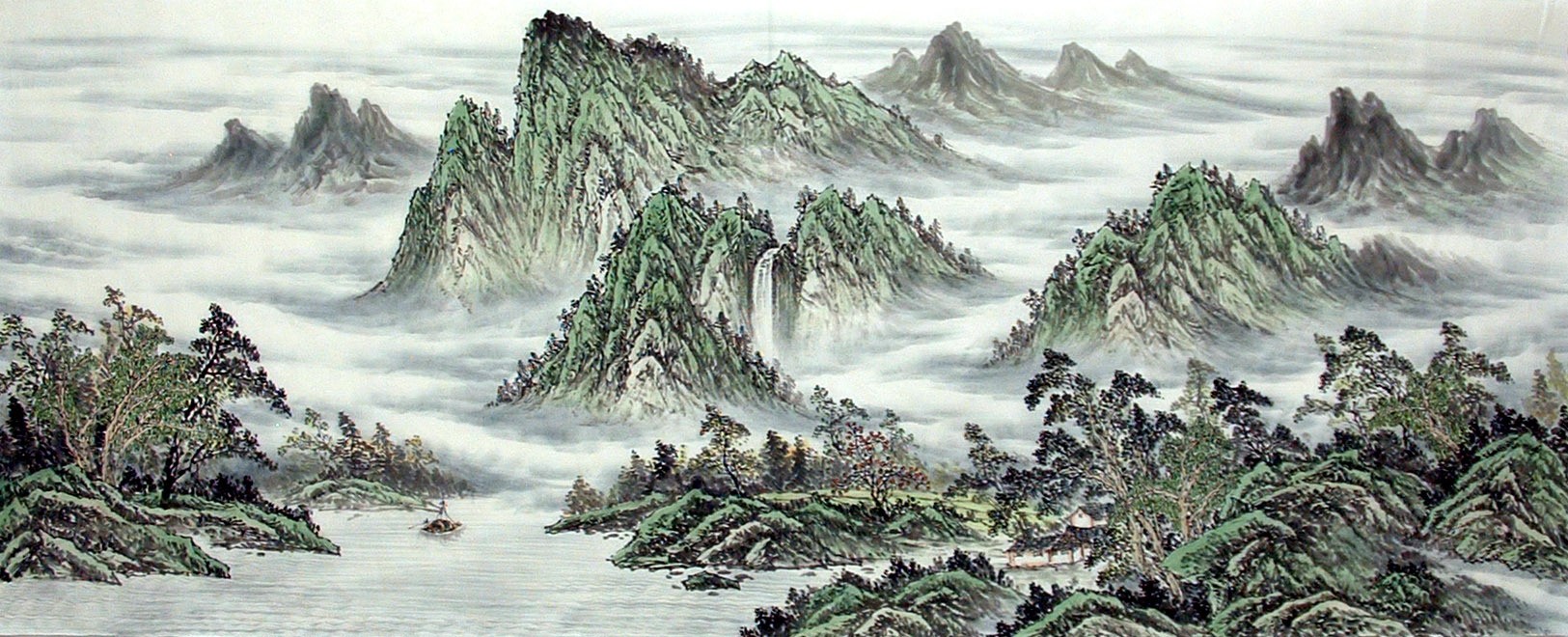 Chinese Landscape Painting - CNAG014662