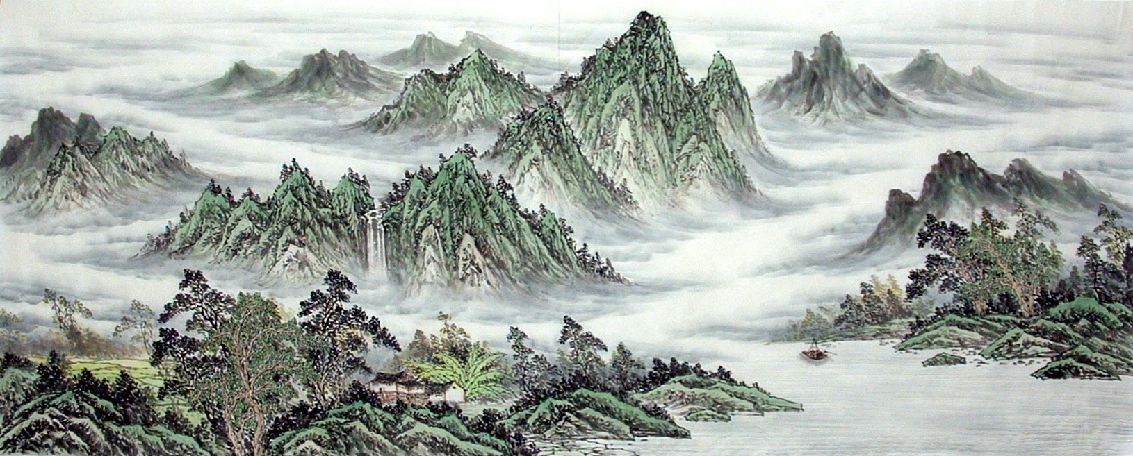 Chinese Landscape Painting - CNAG014663