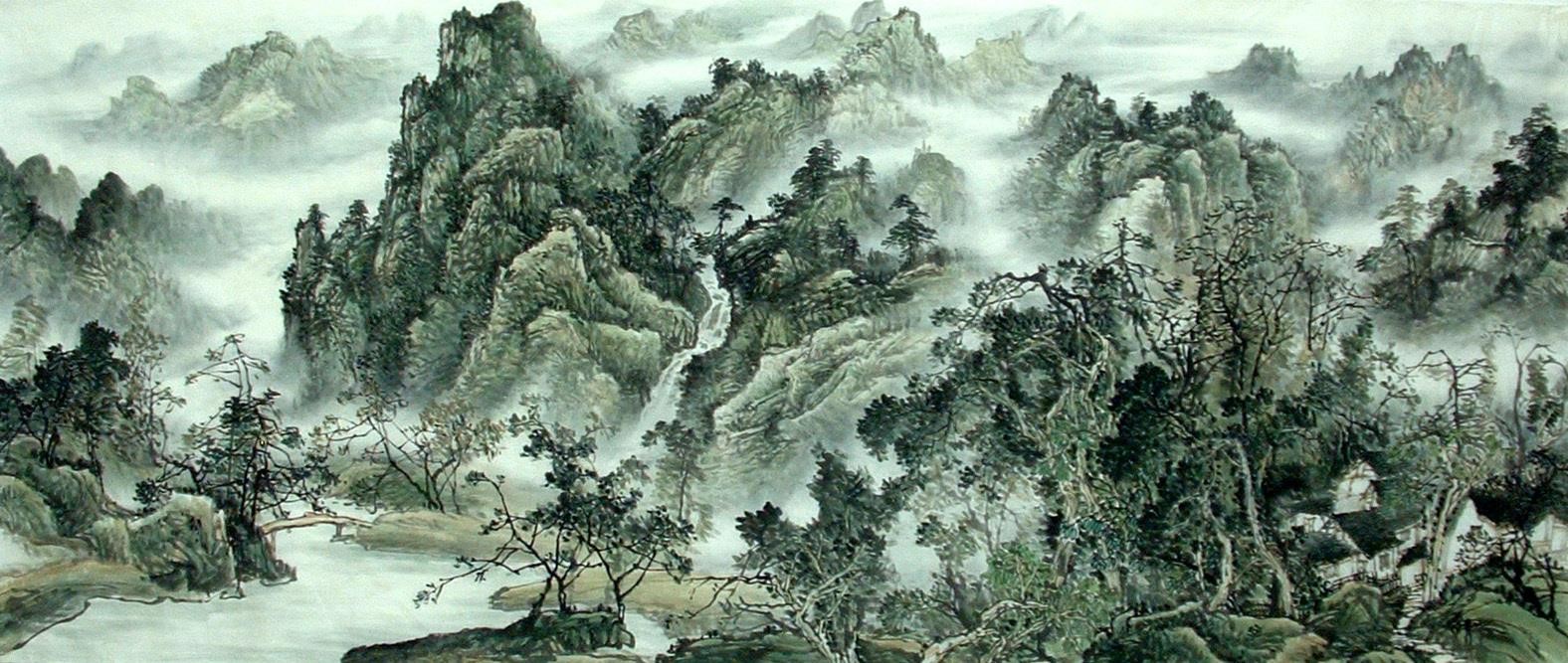 Chinese Landscape Painting - CNAG014664