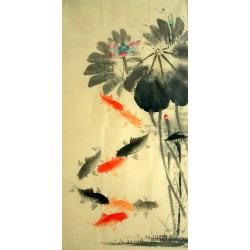 Chinese Fish Painting - CNAG014667