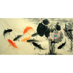 Chinese Fish Painting - CNAG014668