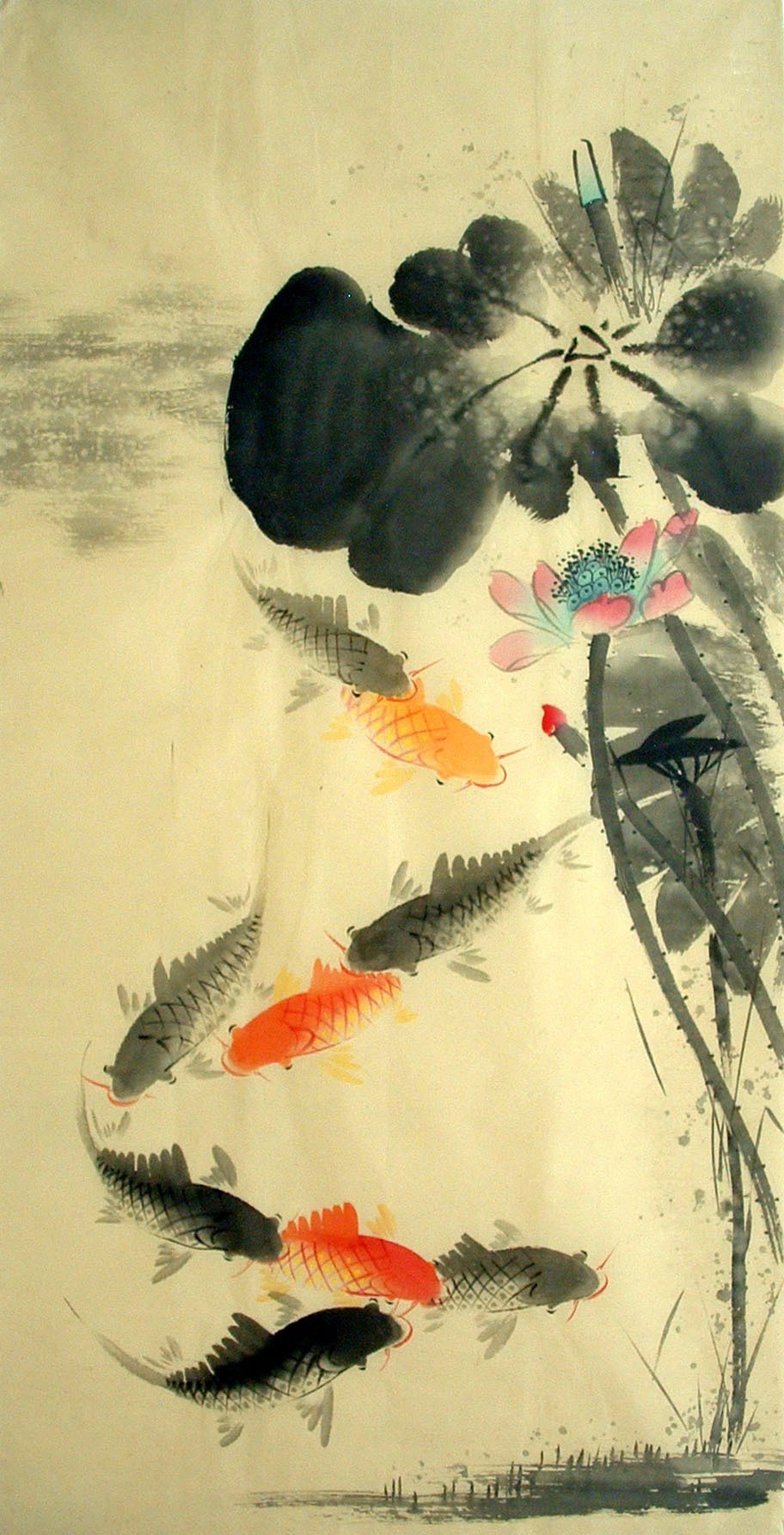 Chinese Fish Painting - CNAG014669