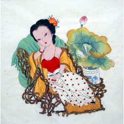 Chinese Figure Painting - CNAG014671