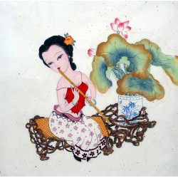 Chinese Figure Painting - CNAG014672