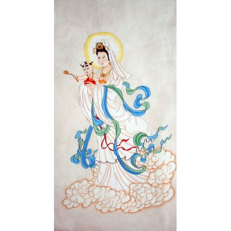 Chinese Guanyin Painting - CNAG014678