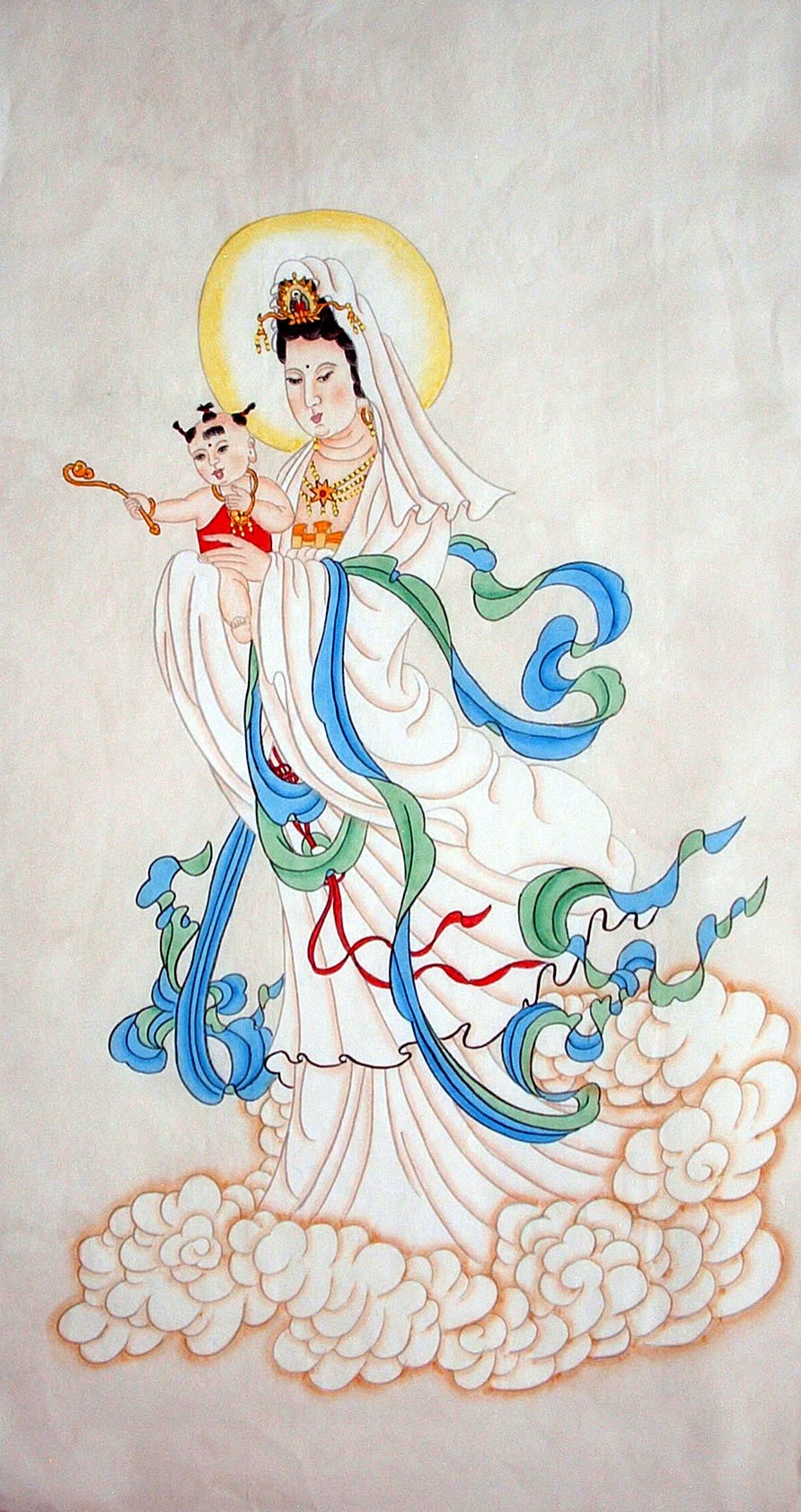 Chinese Guanyin Painting - CNAG014678