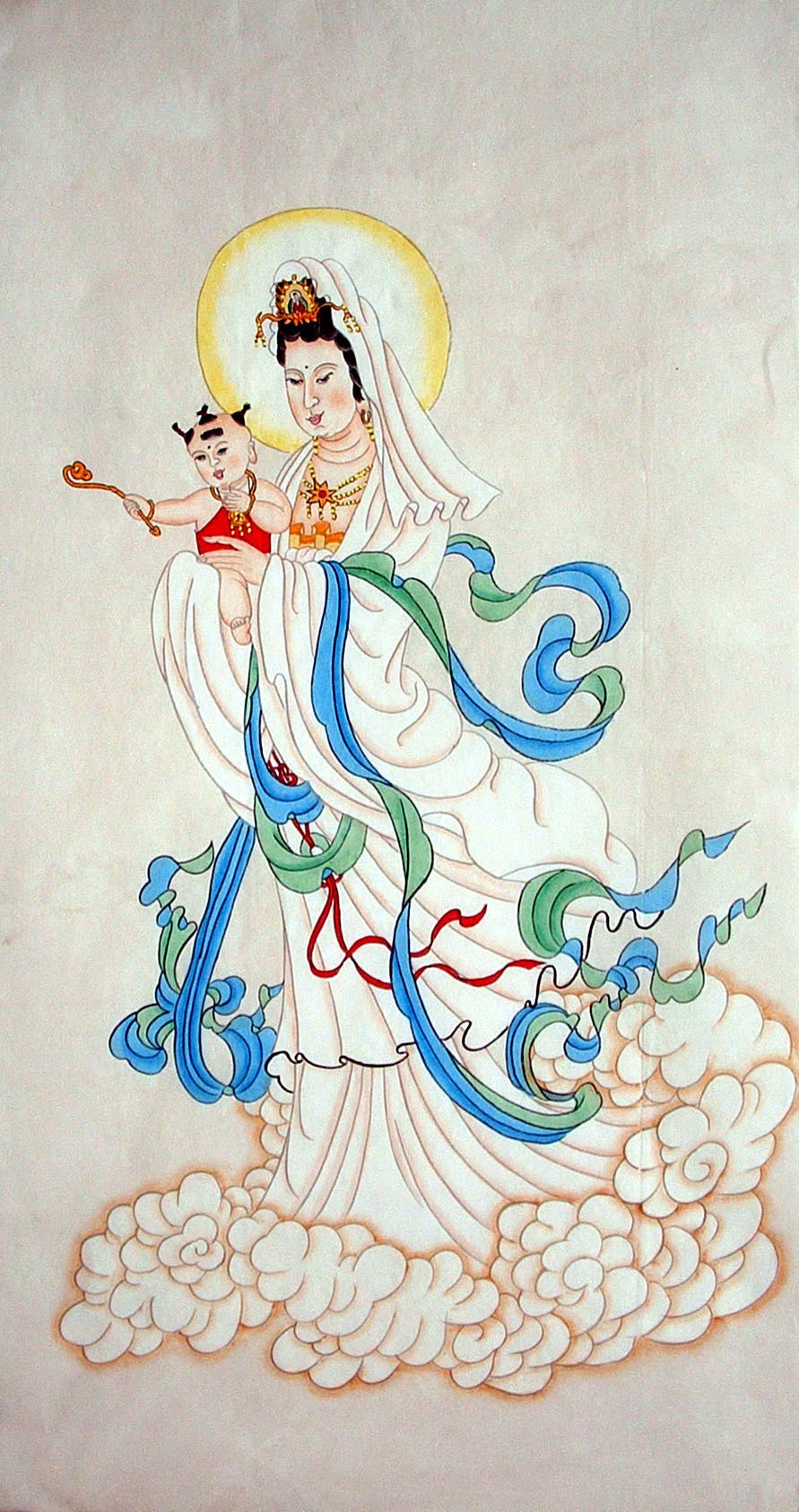 Chinese Guanyin Painting - CNAG014679