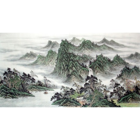 Chinese Landscape Painting - CNAG014680