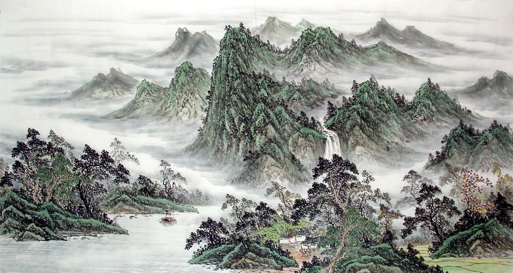 Chinese Landscape Painting - CNAG014680