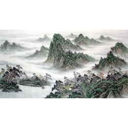 Chinese Landscape Painting - CNAG014681