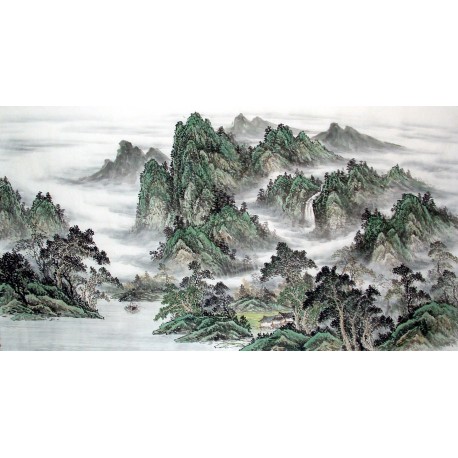 Chinese Landscape Painting - CNAG014685
