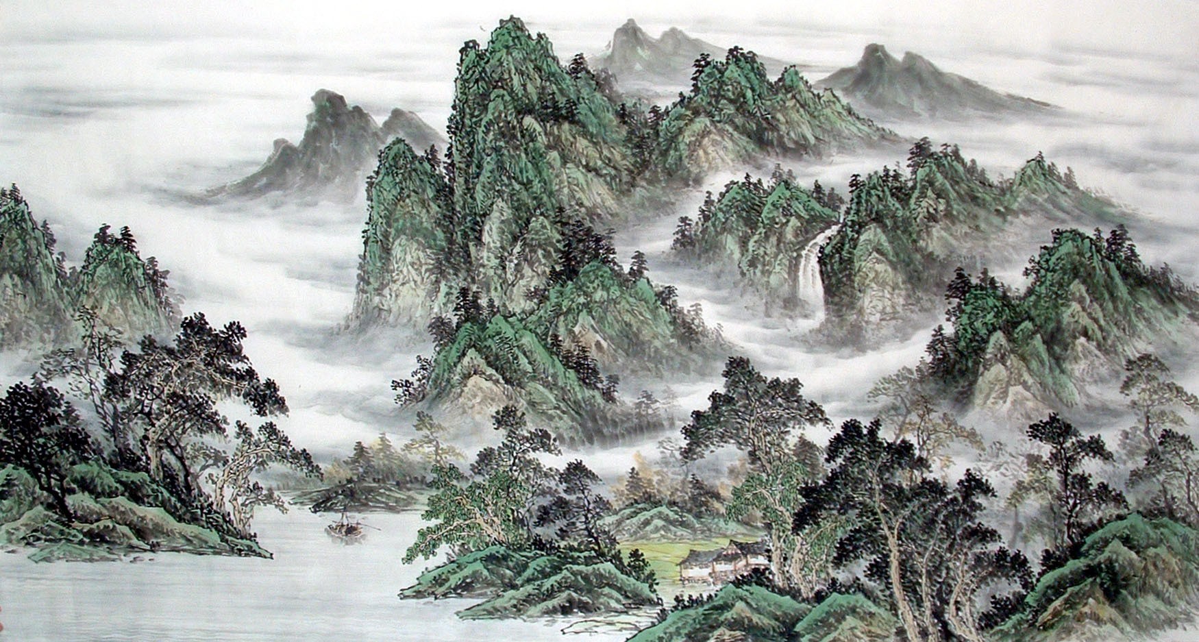 Chinese Landscape Painting - CNAG014685