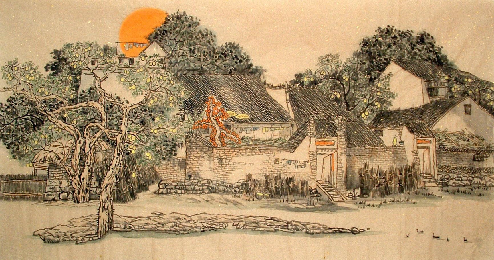 Chinese Landscape Painting - CNAG014687