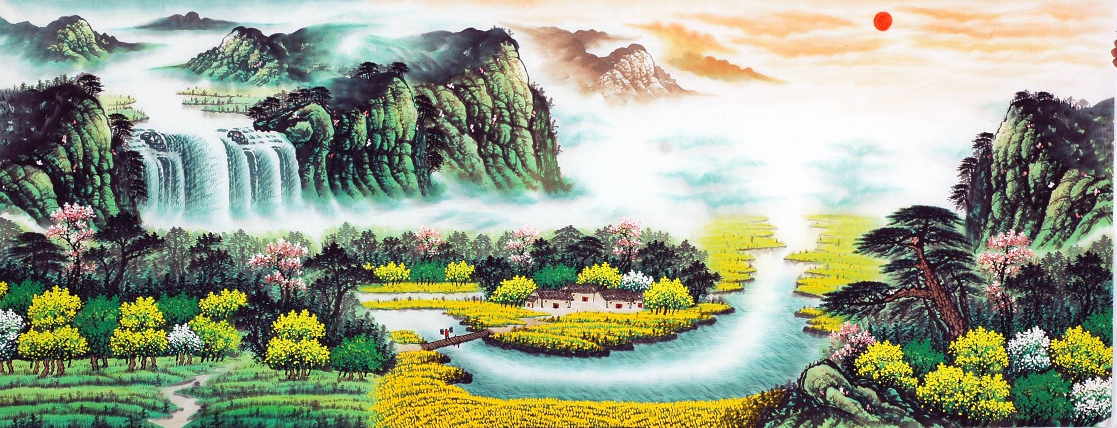 Chinese Landscape Painting - CNAG014688