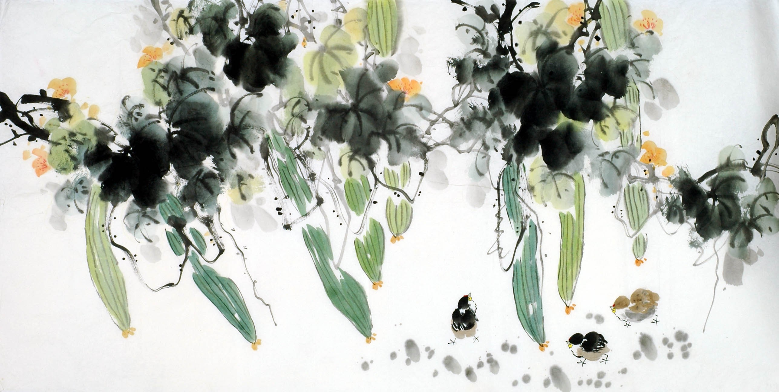 Chinese Flowers&Trees Painting - CNAG014692