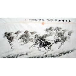 Chinese Horse Painting - CNAG014719