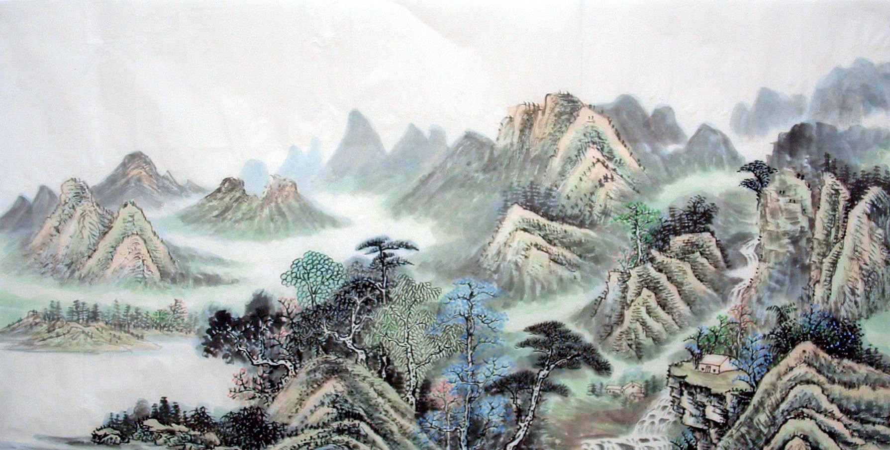 Chinese Landscape Painting - CNAG014771