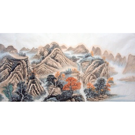Chinese Landscape Painting - CNAG014772
