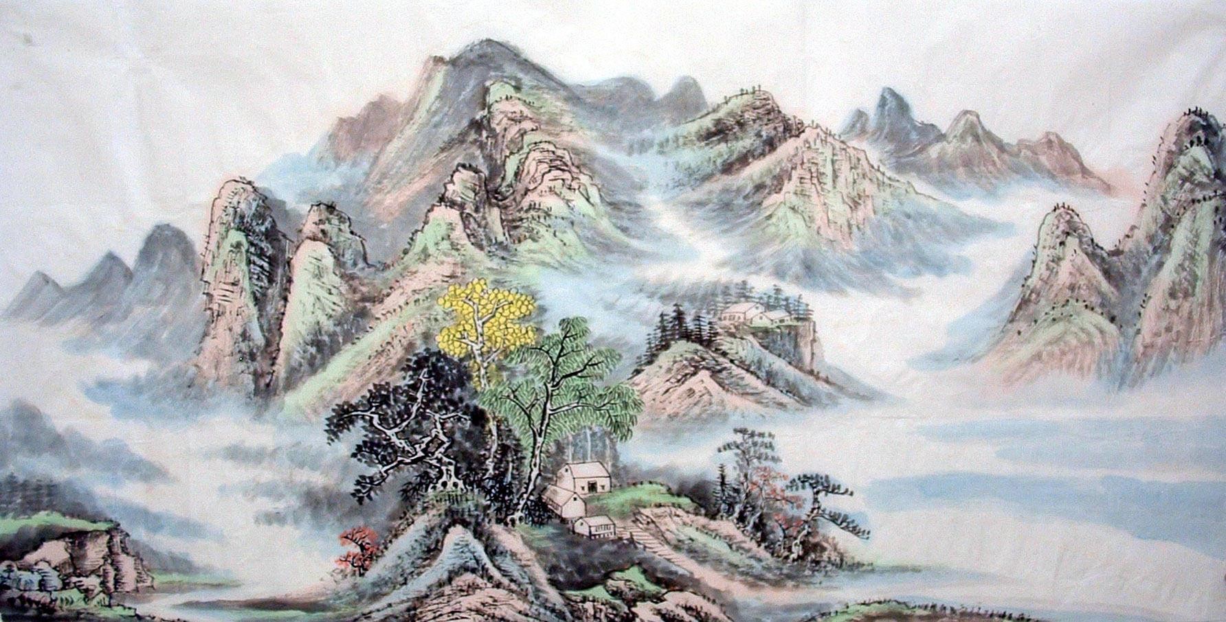 Chinese Landscape Painting - CNAG014773