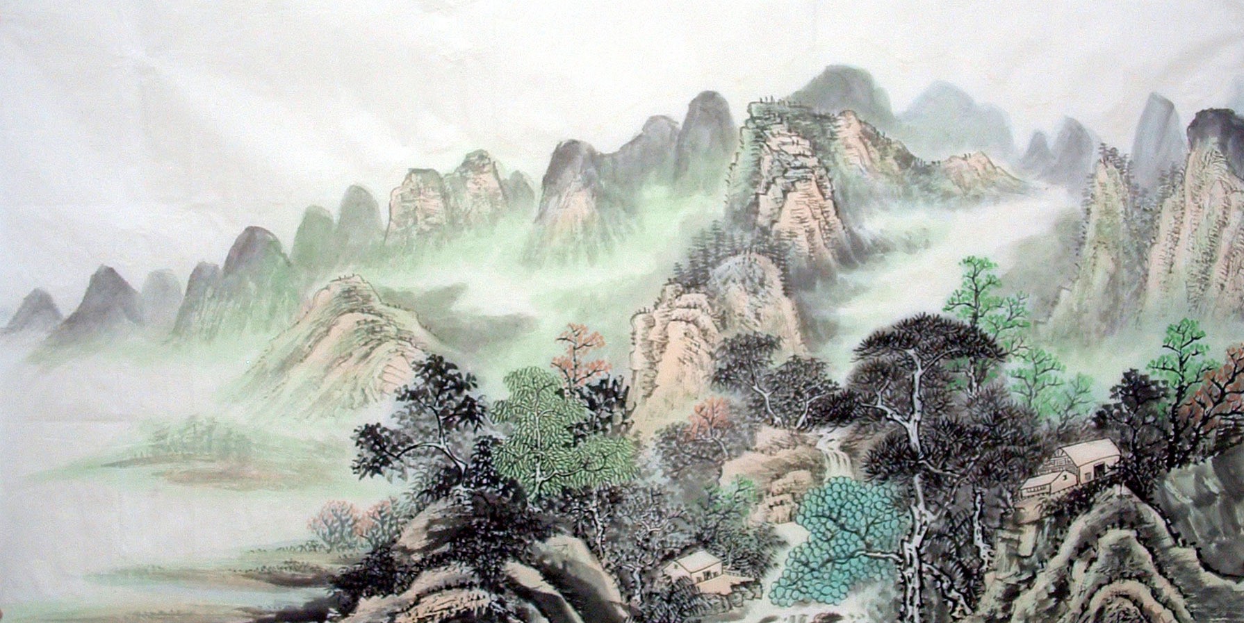 Chinese Landscape Painting - CNAG014774
