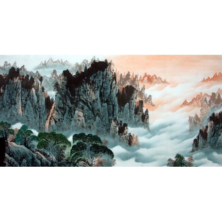 Chinese Landscape Painting - CNAG014777