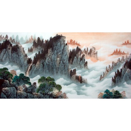Chinese Landscape Painting - CNAG014781
