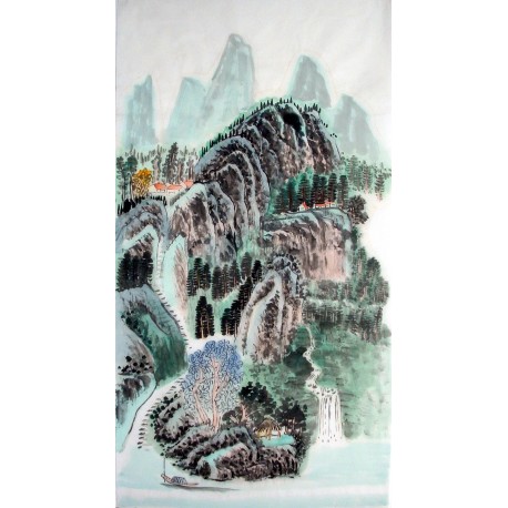 Chinese Landscape Painting - CNAG014852
