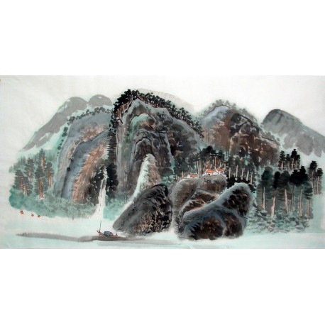 Chinese Landscape Painting - CNAG014853