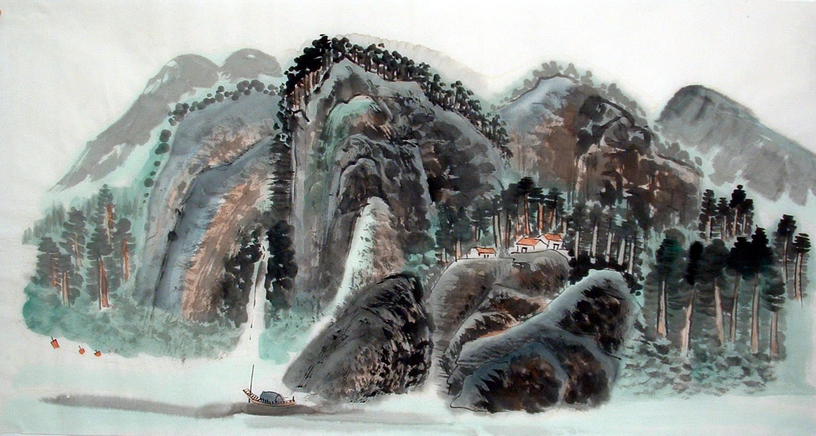 Chinese Landscape Painting - CNAG014853
