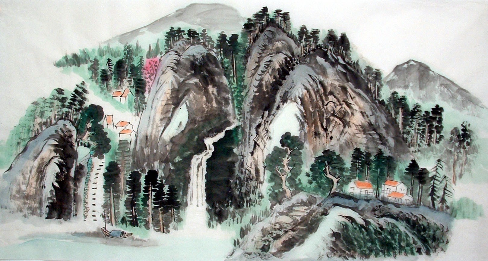 Chinese Landscape Painting - CNAG014854