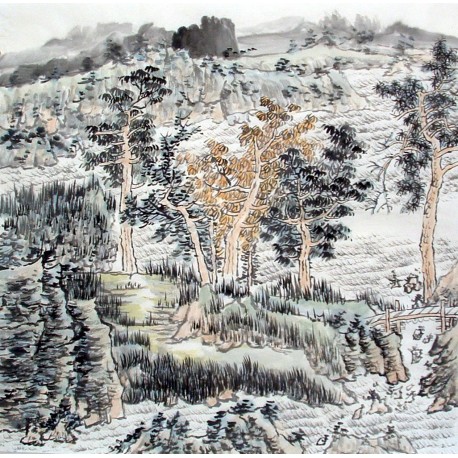 Chinese Landscape Painting - CNAG014855