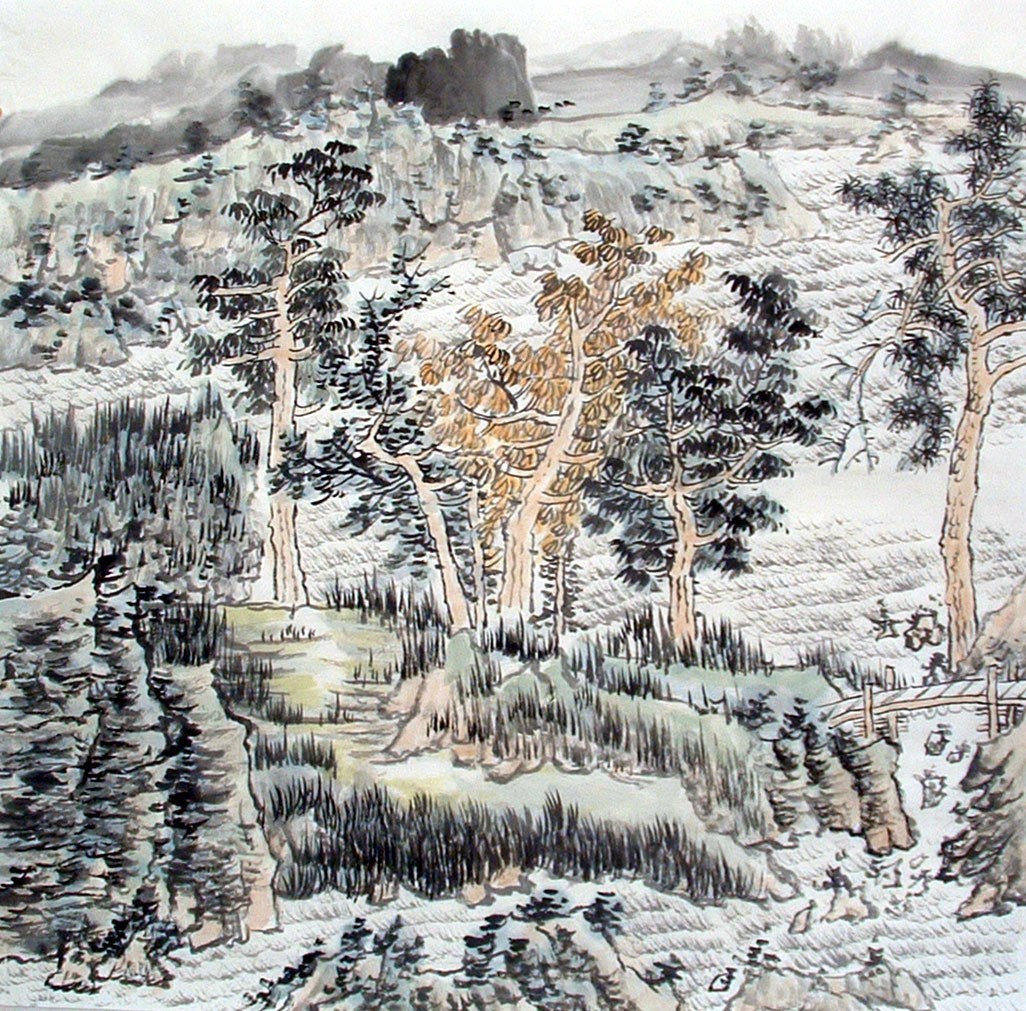 Chinese Landscape Painting - CNAG014855