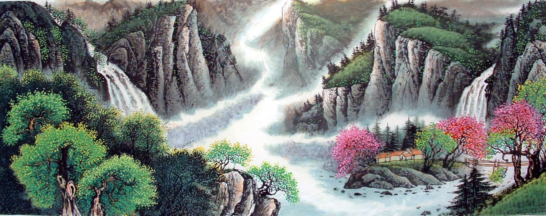 Chinese Landscape Painting - CNAG014860