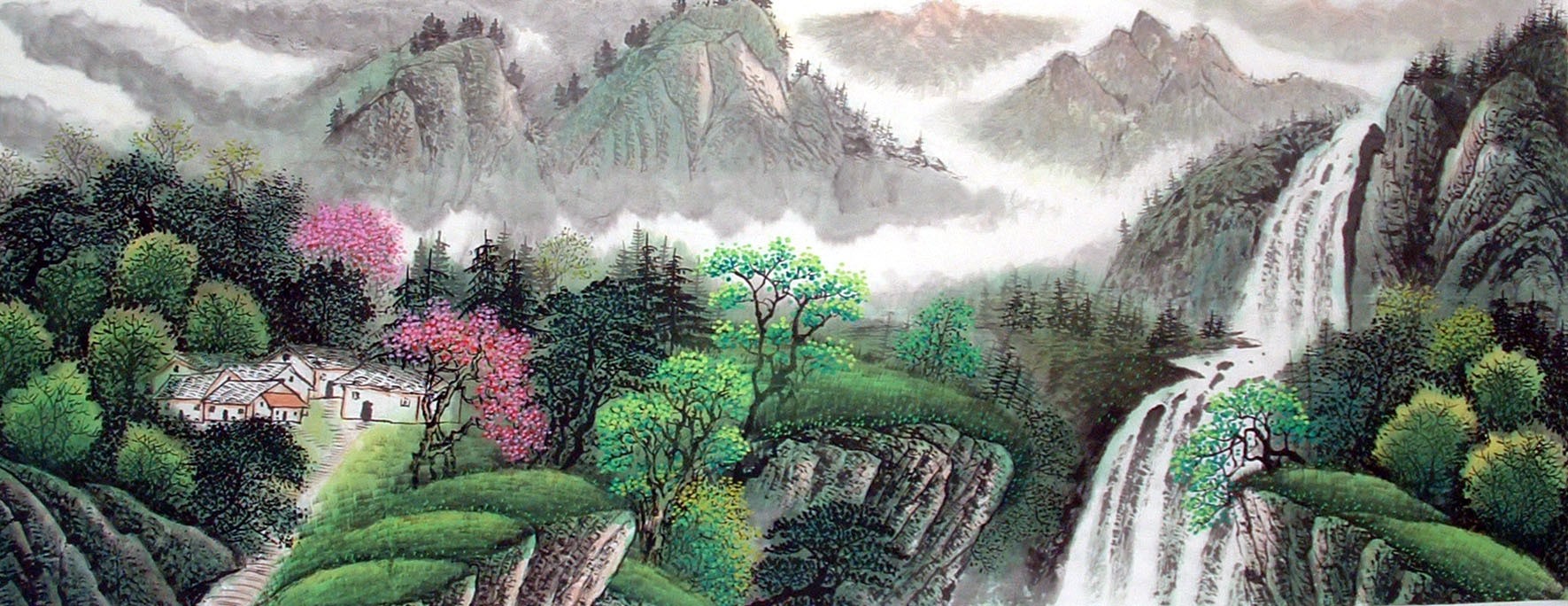 Chinese Landscape Painting - CNAG014864