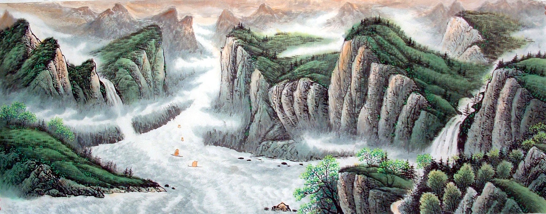 Chinese Landscape Painting - CNAG014865