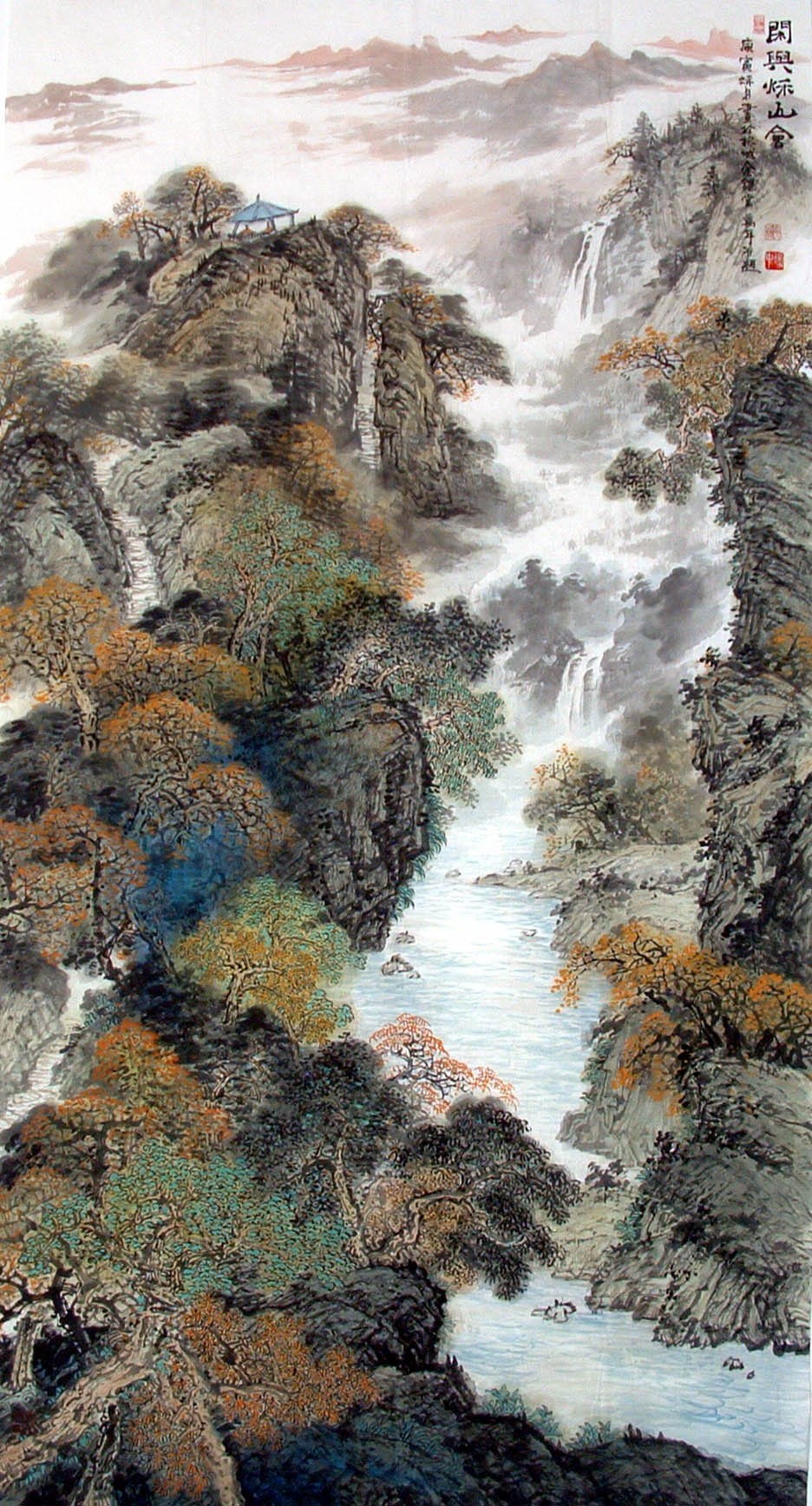 Chinese Landscape Painting - CNAG014867