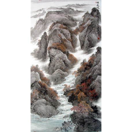 Chinese Landscape Painting - CNAG014868