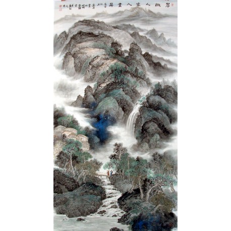 Chinese Landscape Painting - CNAG014869