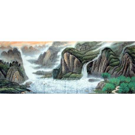 Chinese Landscape Painting - CNAG014870