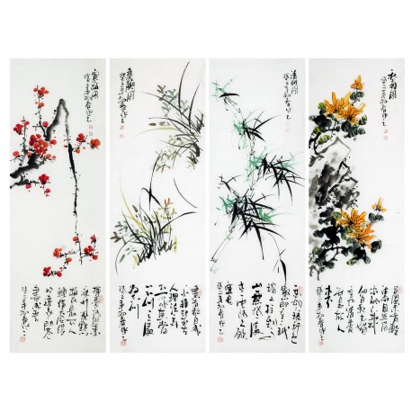 Chinese Flowers&Trees Painting - CNAG014875