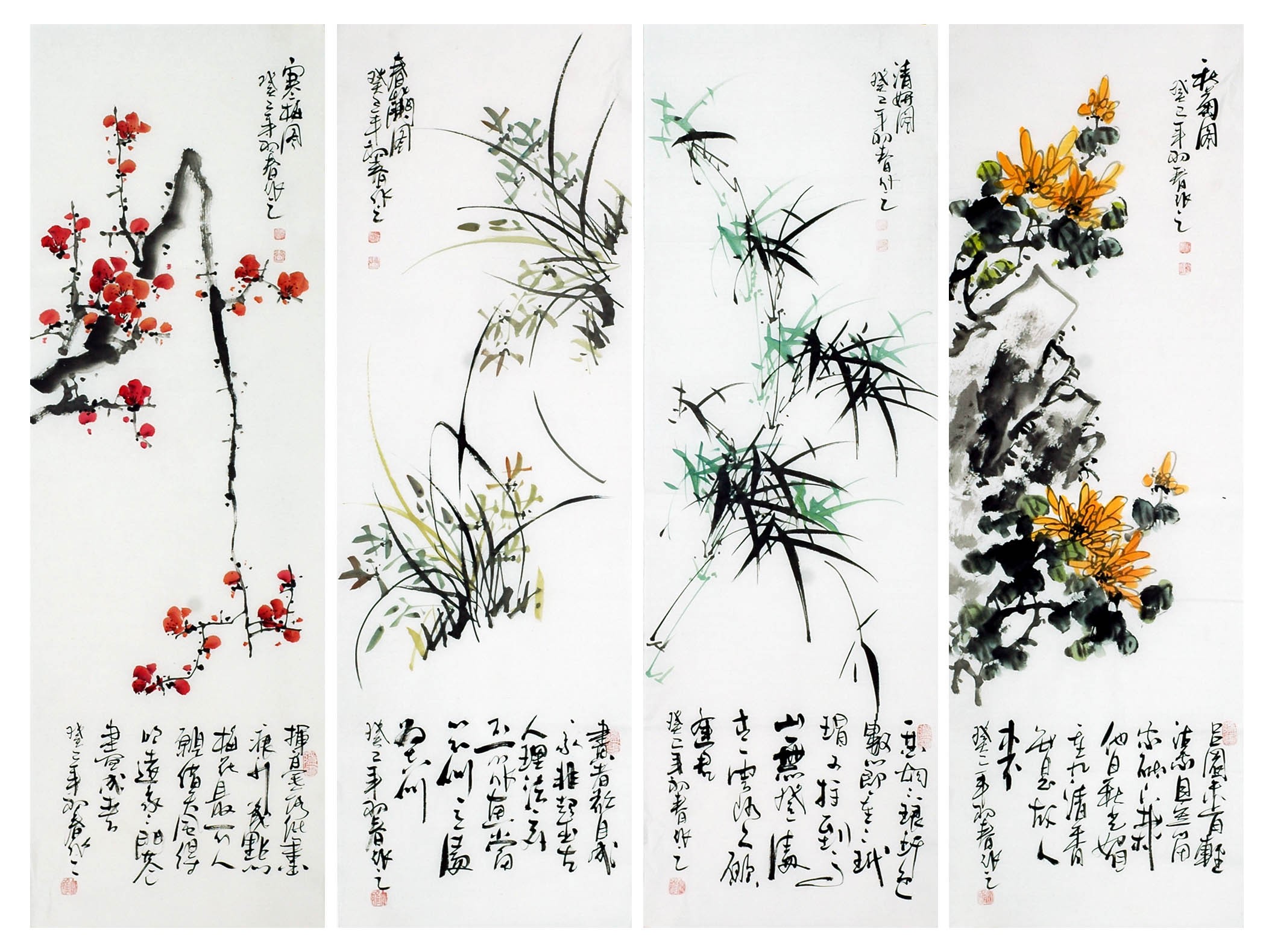 Chinese Flowers&Trees Painting - CNAG014875