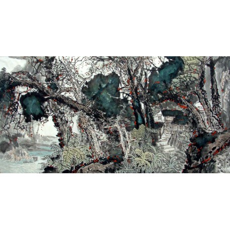 Chinese Landscape Painting - CNAG014878