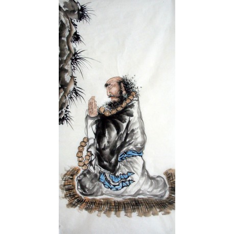 Chinese Bodhidharma Painting - CNAG014881