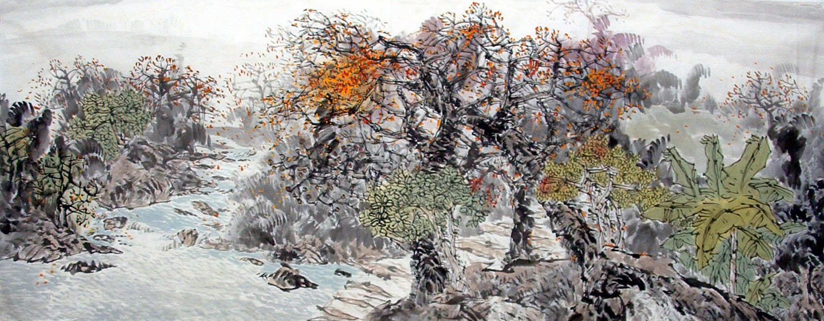 Chinese Landscape Painting - CNAG014882