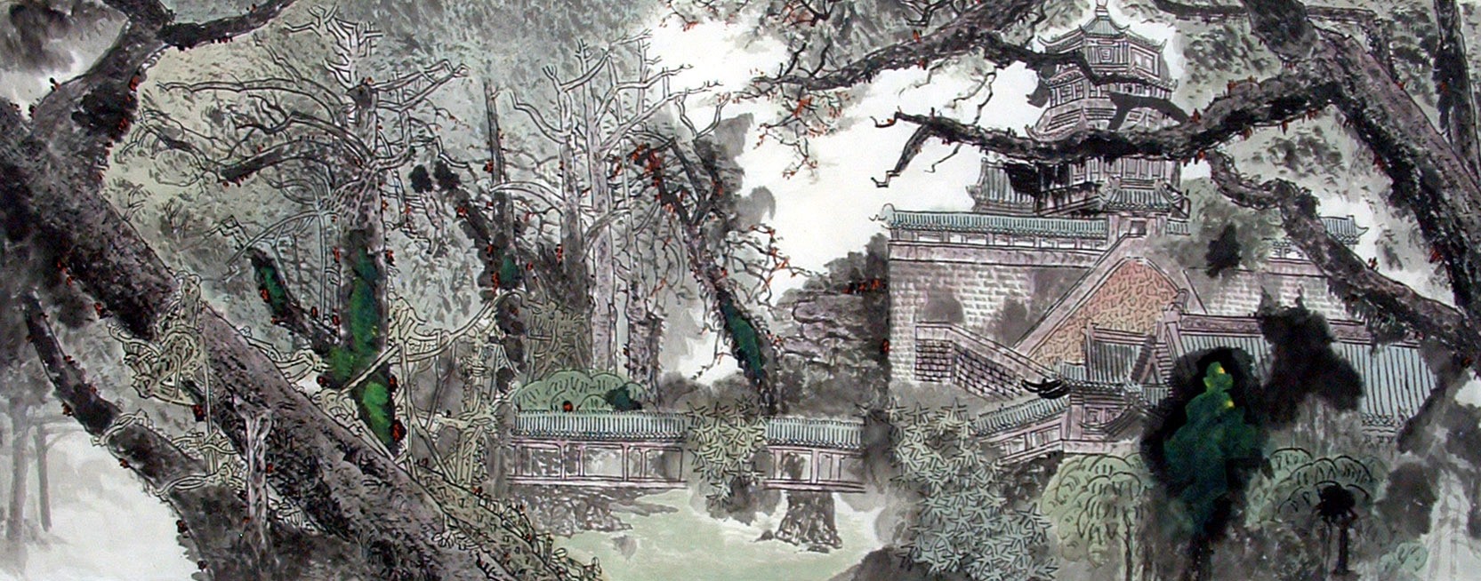 Chinese Landscape Painting - CNAG014885