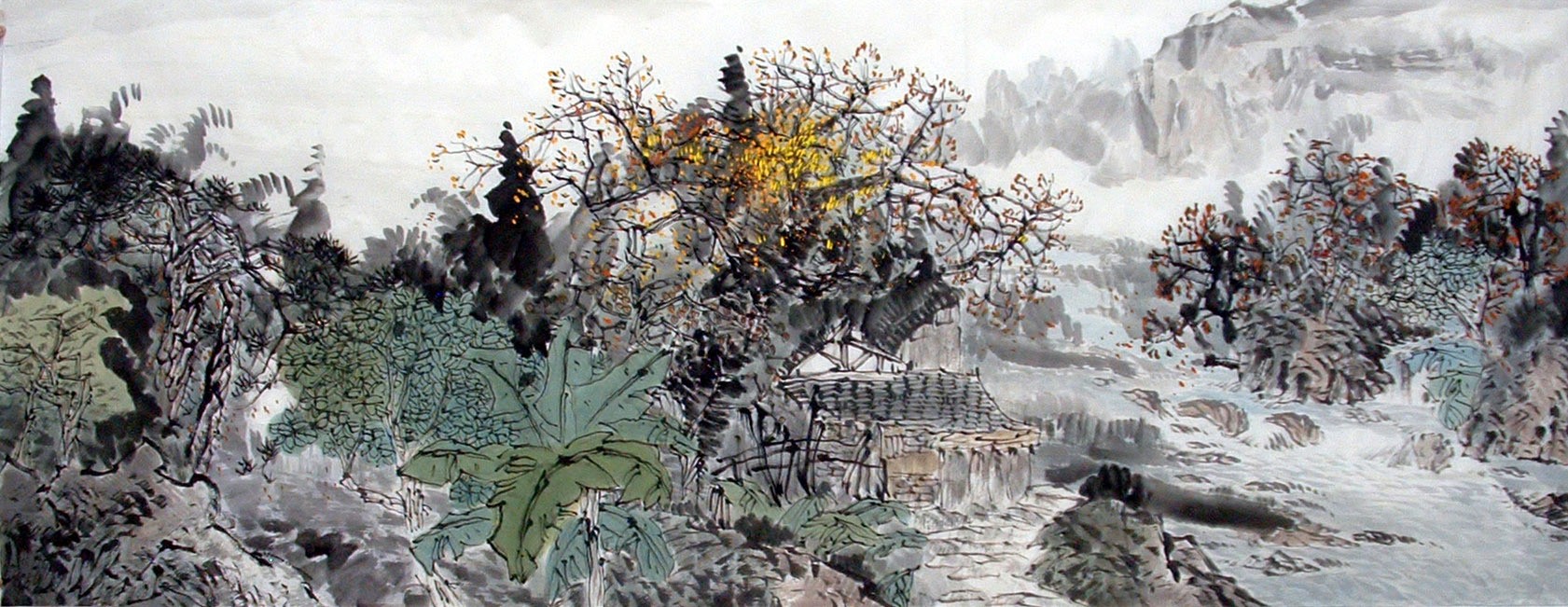 Chinese Landscape Painting - CNAG014887