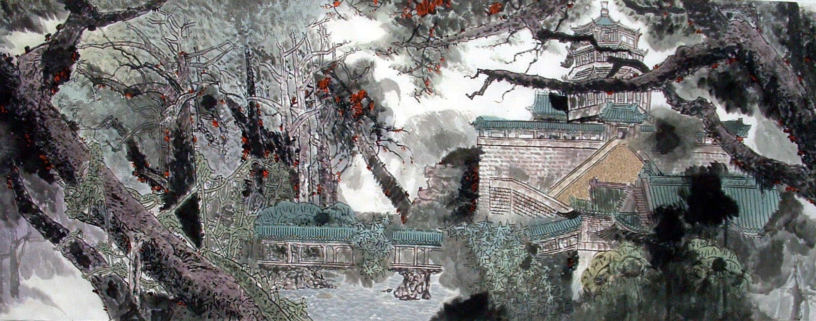 Chinese Landscape Painting - CNAG014888