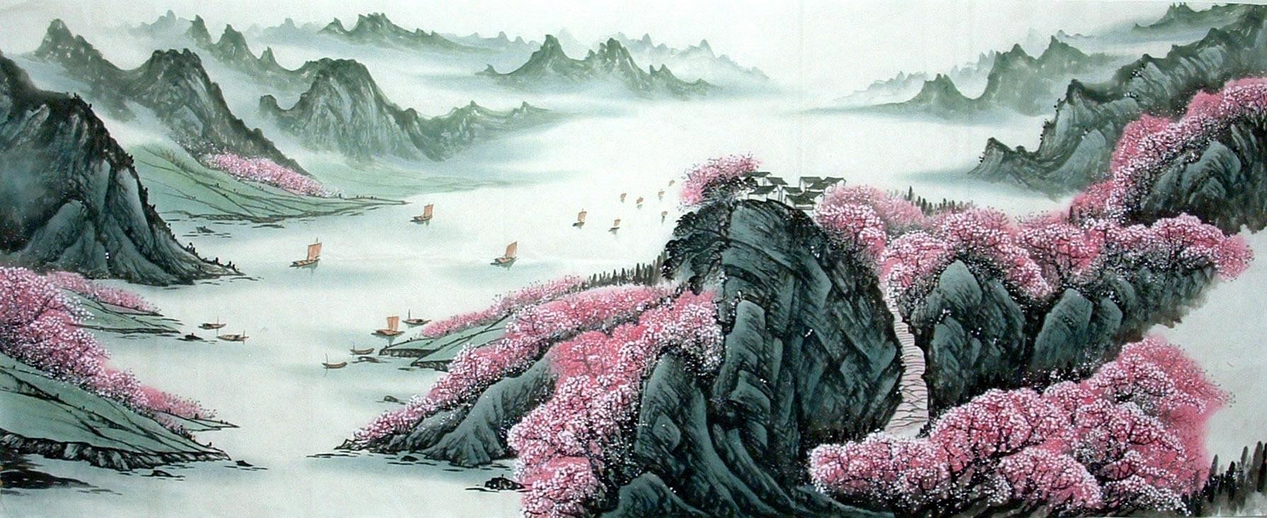 Chinese Landscape Painting - CNAG014889