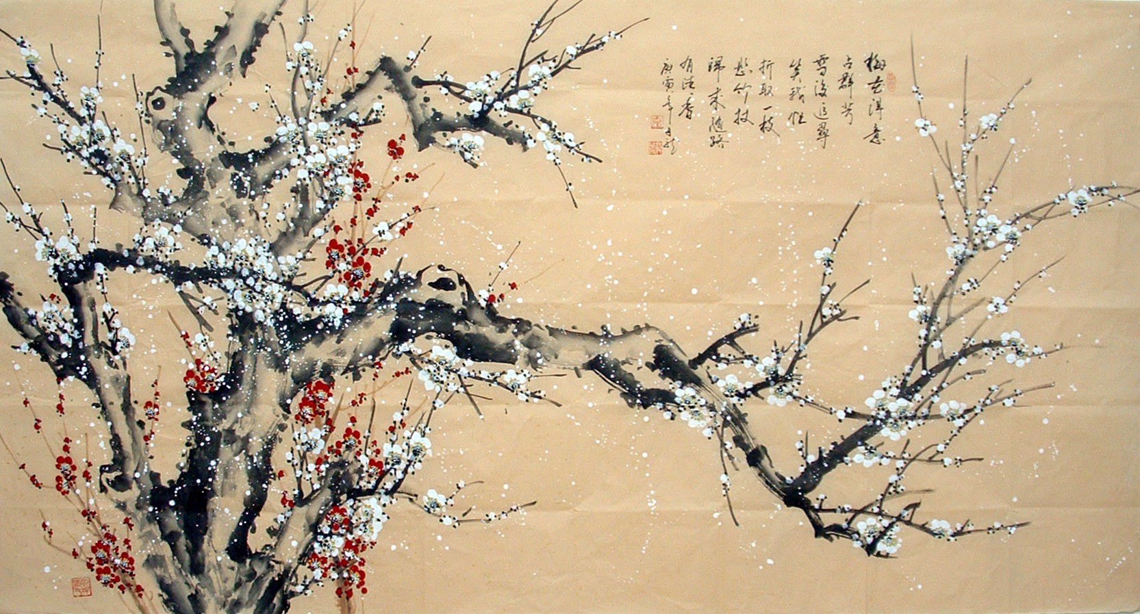 Chinese Flowers&Trees Painting - CNAG014891