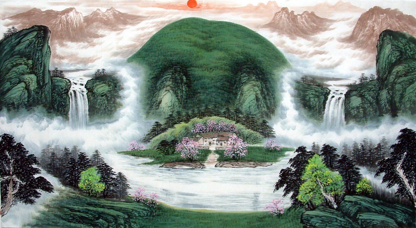 Chinese Landscape Painting - CNAG014895